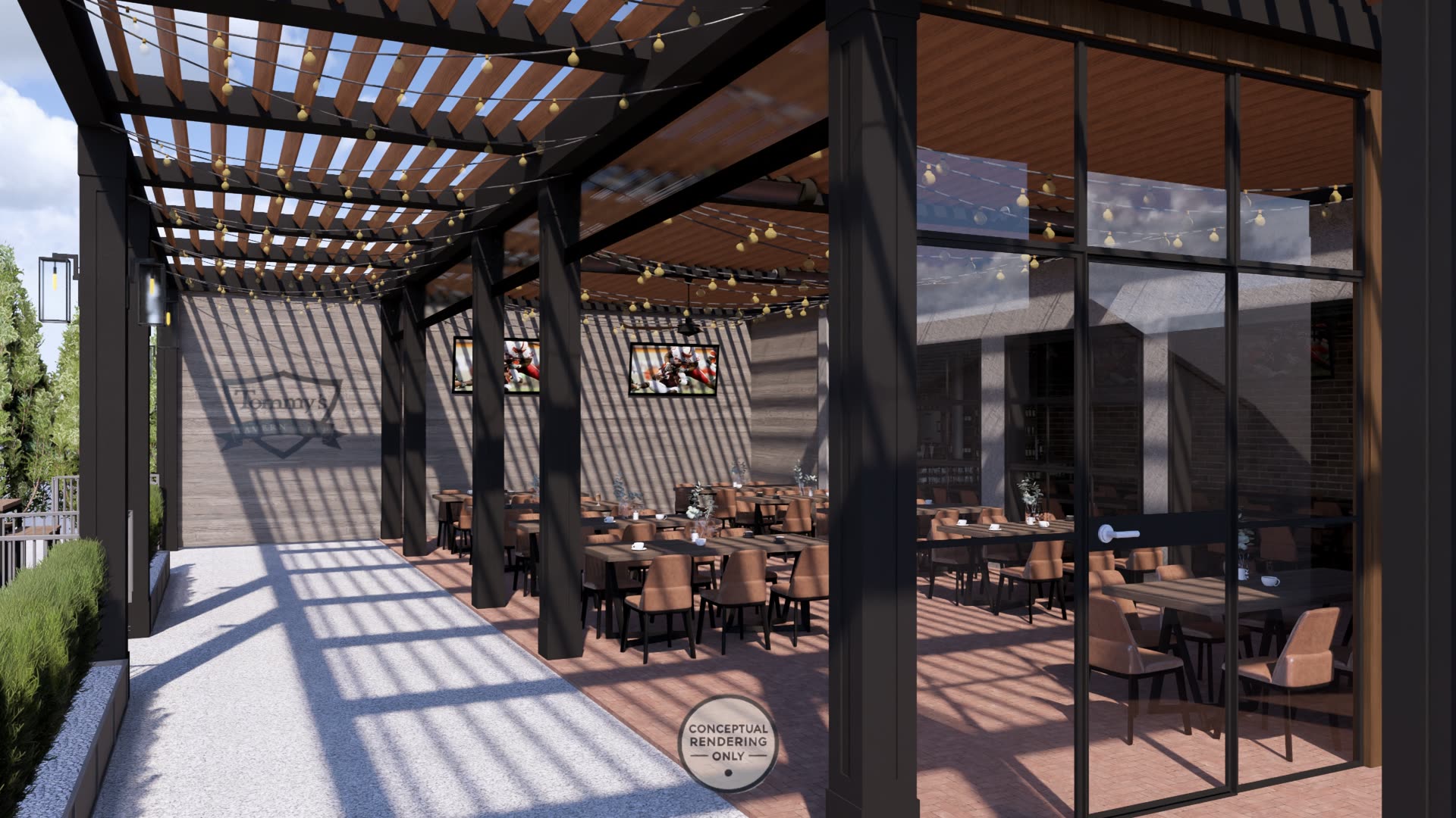 Tommy's Tavern + Tap Sea Bright — outdoor dining structure by Breslow